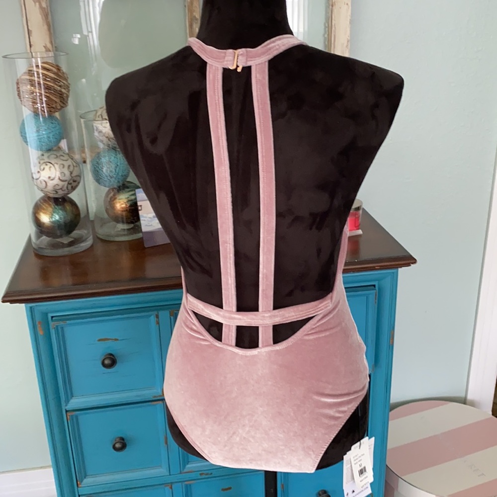Sauipe Swim Blush Velvet Swimsuit - Picture 2 of 6